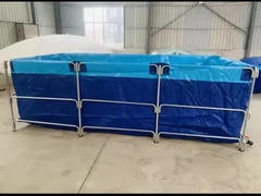Réservoir d'élevage de poissons pliable