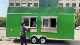 Remorque alimentaire mobile personnalisée conforme au DOT avec équipement de cuisine complet pour le café, les tacos et les repas rapides