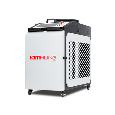 Machine de nettoyage au laser à grande vitesse 1500W 2000W refroidissement par air Matériau inoxydable Découpe de la couche d'oxydation de l'huile de rouille métallique