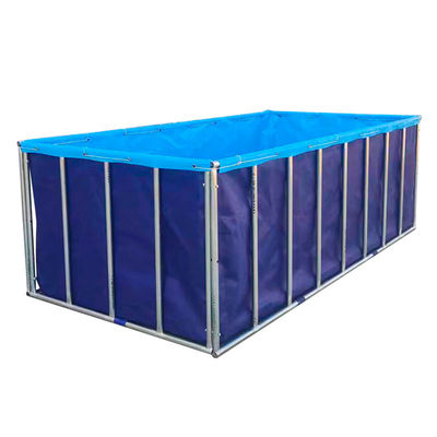 XDEM Agriculture Bâches carrées pliables en PVC pour réservoirs, culture, bassin carré pour poissons, forme rectangulaire pour l'aquaculture