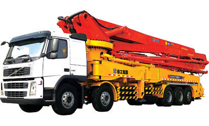 le camion de 94m/H 279kw a monté des machines de construction de routes de pompe concrète