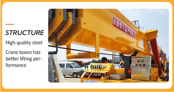 Logo personnalisable 5t Grue à rampe Certification CE pour les opérations de levage