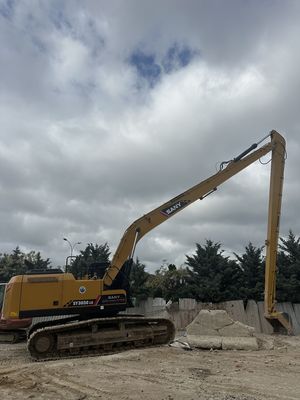 Fabrique OEM Extension Longue portée Boom Arm 20-50T Excavateur Longue portée Caterpillar Komastu Volvo Avec rupture hydraulique de roche