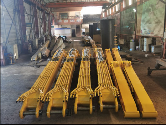 OEM 18-22m Excavateur d'extension Longue portée bras de rampe Pour 20-50T Excavateur Long Boom personnalisation
