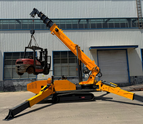 XDEM 8T 5T 3T Téléscopie Télécran de levage de la grue mobile à araignée diesel et électrique à double puissance