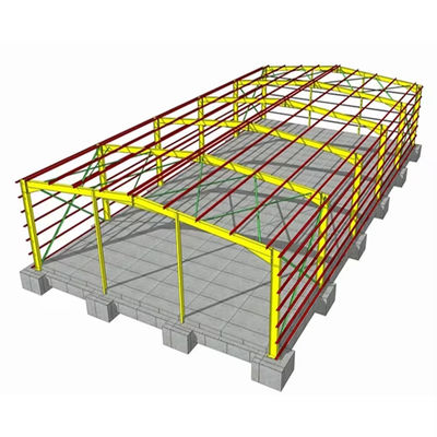XDEM Structure en acier préfabriqué léger Entrepôt Atelier de production Fabricant de poulaillers