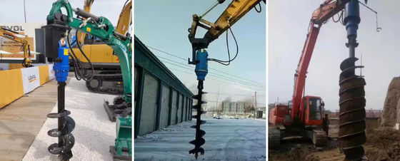 Nouveau raccordement à une excavatrice perceuse rotative perceuse standard de diamètre pour le marché de gros des excavatrices