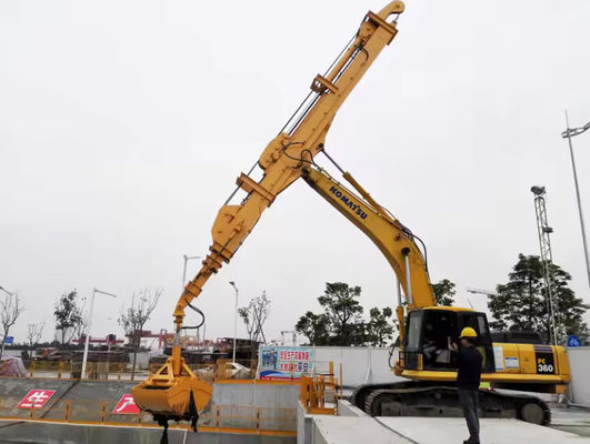 Chine fournisseur Excavateur Extension Arm Digger Téléscopique Boom &amp; Arm Pour 20-22 Tonnes Construction Excavateur