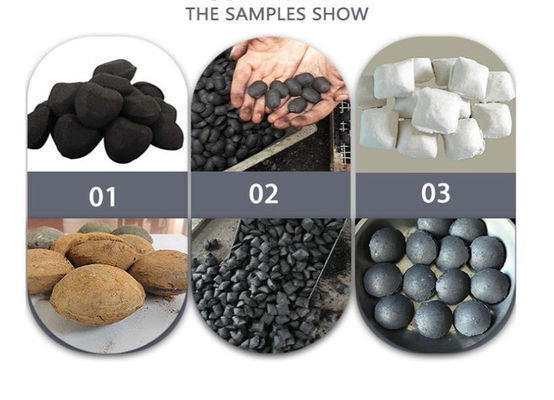 XDEM Machine de fabrication de briquettes à haute productivité à base de coquilles de riz, de paille de maïs, de chou de bois et de charbon de bois