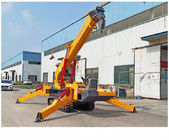 Crane mobile polyvalente pour les travaux de construction 10T 12T Mini-crane à araignée