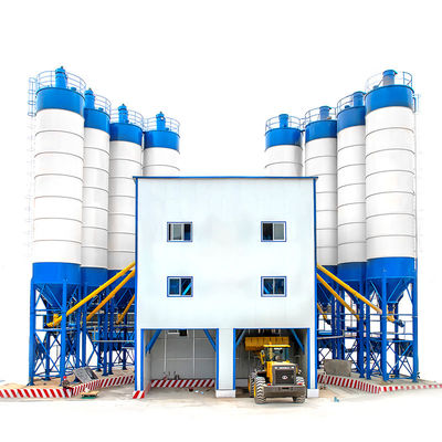 HZS60 60M3H 110kw usine de battage de béton usine centrale commerciale de béton avec mélangeur