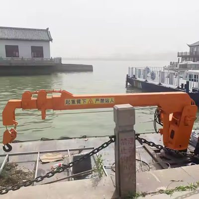 XDEM Grues flottantes Téléscopiques à rampe fixe Grue hydraulique pour navires et bateaux de pêche au quai