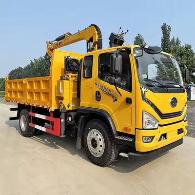 XDEM Hydraulique à quatre roues motrices Traction et transport Truque à décharge de bois avec seau pour utilisation agricole