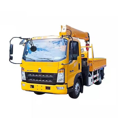 XDEM Amélioration de la portée et de la polyvalence Howo Brand Dump Truck Grue montée avec boom télescopique
