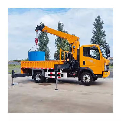 XDEM Amélioration de la portée et de la polyvalence Howo Brand Dump Truck Grue montée avec boom télescopique