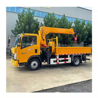 XDEM Amélioration de la portée et de la polyvalence Howo Brand Dump Truck Grue montée avec boom télescopique