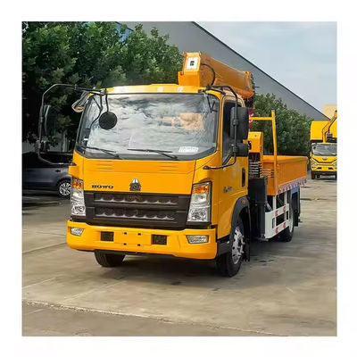 XDEM Amélioration de la portée et de la polyvalence Howo Brand Dump Truck Grue montée avec boom télescopique