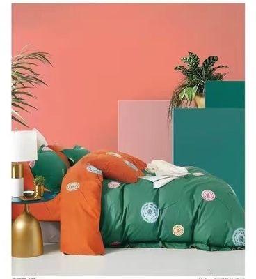 100% de coton pur, imprimé sur couette, couverture de lit, équipement pour la maison