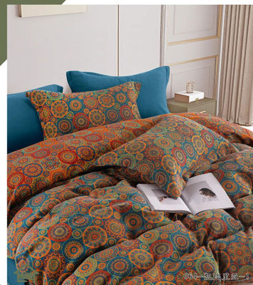 Nouveau design de lit en coton Jacquard ensemble de taille réduite couverture de couette lit