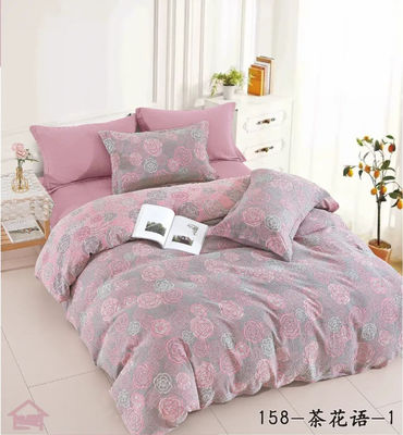 Couverture de couette en coton Jacquard