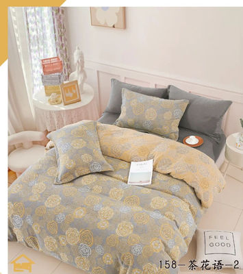 Ensemble de literie en coton taille réduite Couverture de couette Lit Lit Coussin Casse de lit