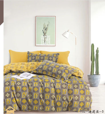 Couverture de lit en coton couleur couleur européenne Jacquard