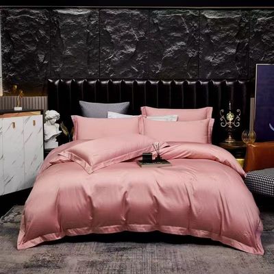 100S coton égyptien broderie couverture couette lit ensemble maison produit textile Taille personnalisée