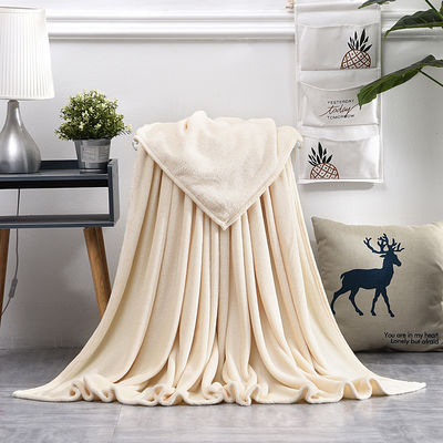Prêt à la livraison couverture de flanelle bon marché sur mesure couverture de peluche prête à l'emploi livraison rapide fournisseur