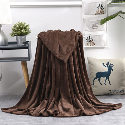 Prêt à la livraison couverture de flanelle bon marché sur mesure couverture de peluche prête à l'emploi livraison rapide fournisseur