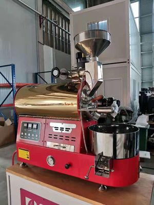 Machine de torréfaction de grains de café pour petites entreprises à gaz industriel 1kg 2kg 3kg 6kg