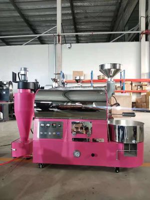 220V 3kg 6kg machine de torréfaction de café double paroi tambour en acier inoxydable gratuit ajouter le jauge d'air / Bluetooth connecter artisan courbe d'enregistrement