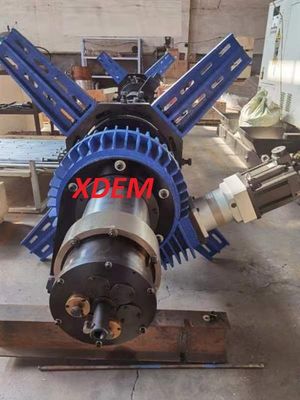 XDEM XDY-110 Portable électrique ligne hydraulique de forage de la machine de réparation de l'équipement lourd Énergie éolienne chantier naval CNC portable tour