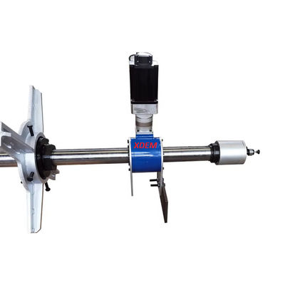 XDEM XDY-110 Portable électrique ligne hydraulique de forage de la machine de réparation de l'équipement lourd Énergie éolienne chantier naval CNC portable tour