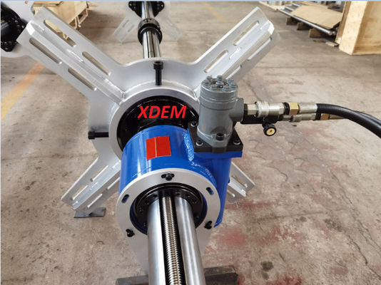 XDEM XDY-110 Portable électrique ligne hydraulique de forage de la machine de réparation de l'équipement lourd Énergie éolienne chantier naval CNC portable tour