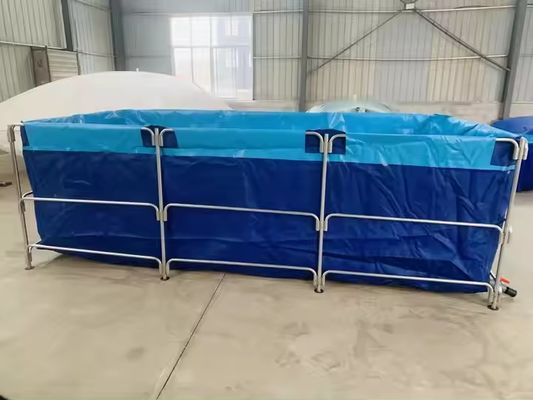 XDEM Agriculture Réservoirs de PVC pliables carrés Tarpaulin Culture Carré étang de poisson Rectangle Forme Pour la ferme de poissons