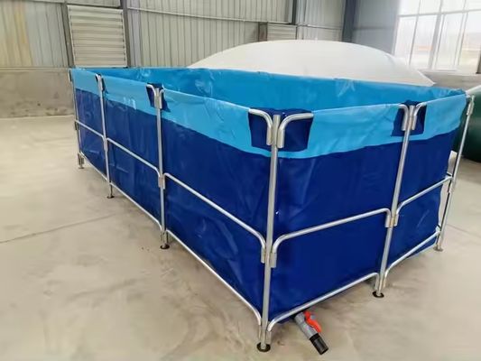 XDEM Agriculture Réservoirs de PVC pliables carrés Tarpaulin Culture Carré étang de poisson Rectangle Forme Pour la ferme de poissons