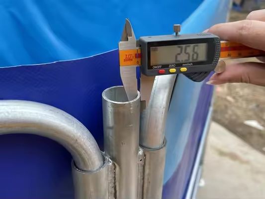 XDEM Agriculture Réservoirs de PVC pliables carrés Tarpaulin Culture Carré étang de poisson Rectangle Forme Pour la ferme de poissons