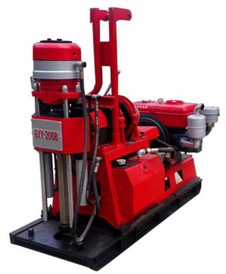 XDEM GXY-200B Foreuse portative pour puits d'eau, 200m, foreuse hydraulique, équipement de forage carotté