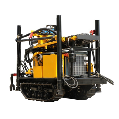 Compresseur d'air CJDX-200 pour forage de puits d'eau sur châssis chenillé pneumatique de 200 mètres