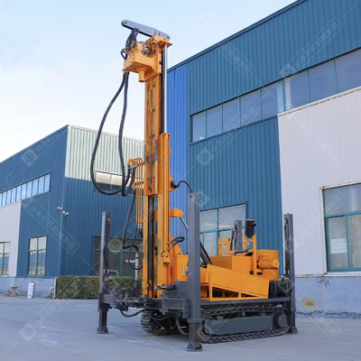 Compresseur d'air CJDX-200 pour forage de puits d'eau sur châssis chenillé pneumatique de 200 mètres