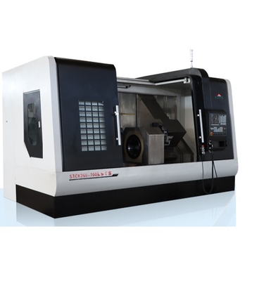 Machine à tour CNC à double fuseau moteur électrique de 5,5 kW 380V