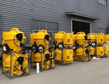 Bétonnière portable diesel 350L, 14M³/H