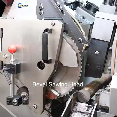 Scie circulaire à grande vitesse informatisée XDEM WL-75X pour métaux, machine de découpe de tubes ronds CNC avec alimentation entièrement automatique
