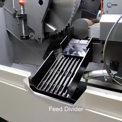 Scie circulaire à grande vitesse informatisée XDEM WL-75X pour métaux, machine de découpe de tubes ronds CNC avec alimentation entièrement automatique