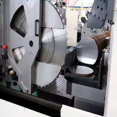 Scie circulaire à grande vitesse informatisée XDEM WL-75X pour métaux, machine de découpe de tubes ronds CNC avec alimentation entièrement automatique