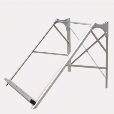 Panneau solaire galvanisé monté au sol support et verrouillage sécurisé anti-vol, adapter les modules photovoltaïques 300W-20kW