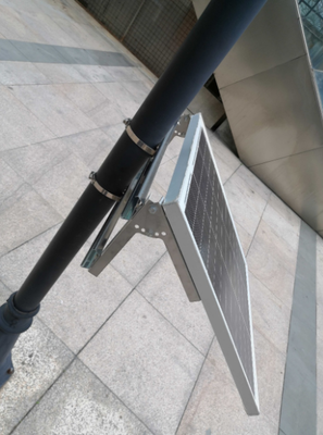 Panneau solaire galvanisé monté au sol support et verrouillage sécurisé anti-vol, adapter les modules photovoltaïques 300W-20kW