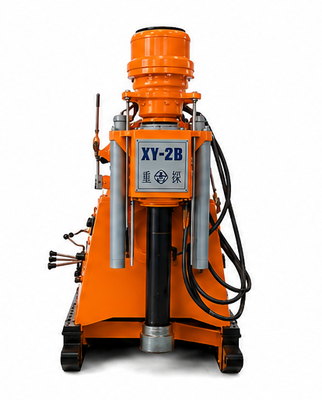 XDEM Chongtan XY-2B Type de broche plate-forme de forage de noyau 530 m machine de forage d'exploration géologique Max 300 mm forage puits d'eau jointoiement plate-forme de forage micro pieux avec double puissance diesel et électrique