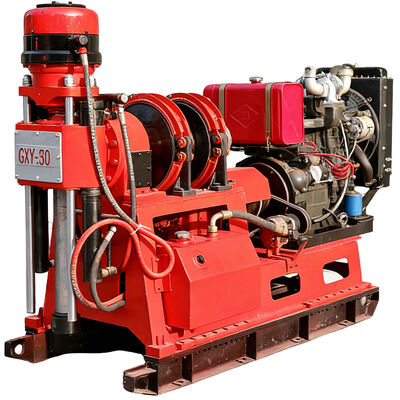 GXY-360 Fuseau rotatif de forage de noyau géologique Max 500m Profondeur de forage d'exploration de génie hydraulique pour la forage de roche Coring Water Well Grouting Highway Railway Survey Equipment