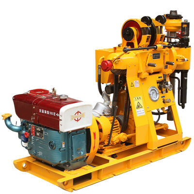 XY-1 Forage géologique à grande vitesse 100m profondeur broche machine de forage d'exploration rotative pour l'échantillonnage du sol